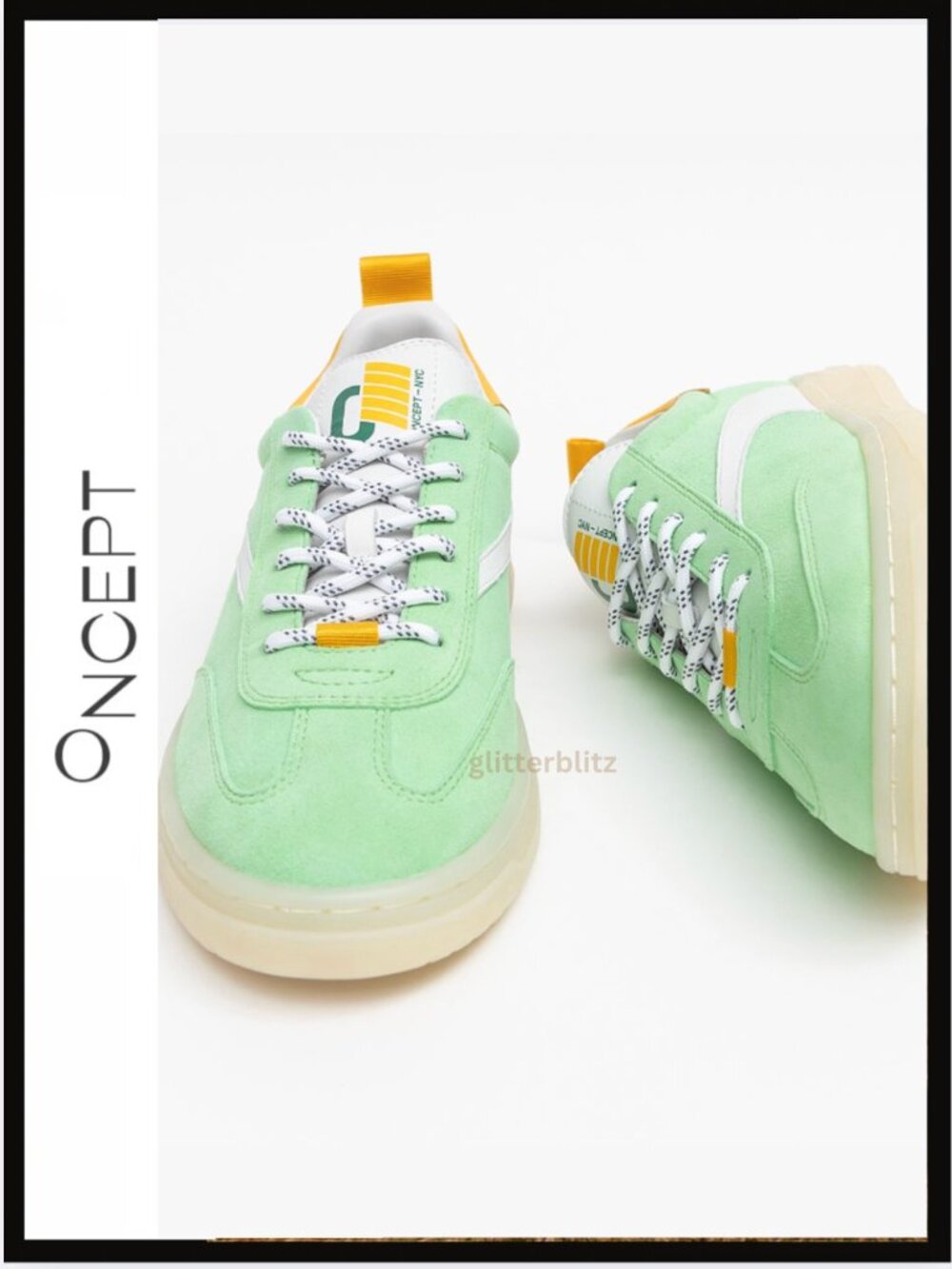 ONCEPT Women's Panama Running Sneakers in Cyber Green